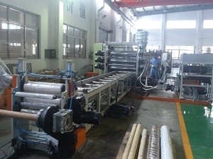 CHINA GWELL Yüksek şeffaf PVC yumuşak perde tabaka ekstrüzyon hattı